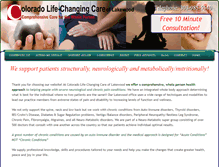 Tablet Screenshot of colifechangingcare.com